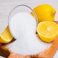 Citric acid white granules