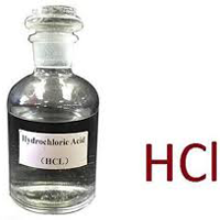 Hydrochloric acid clear drum